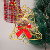 Golden Bells Rain Deer Hanging